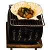 Grilled scallop hokkaido with butter sauce